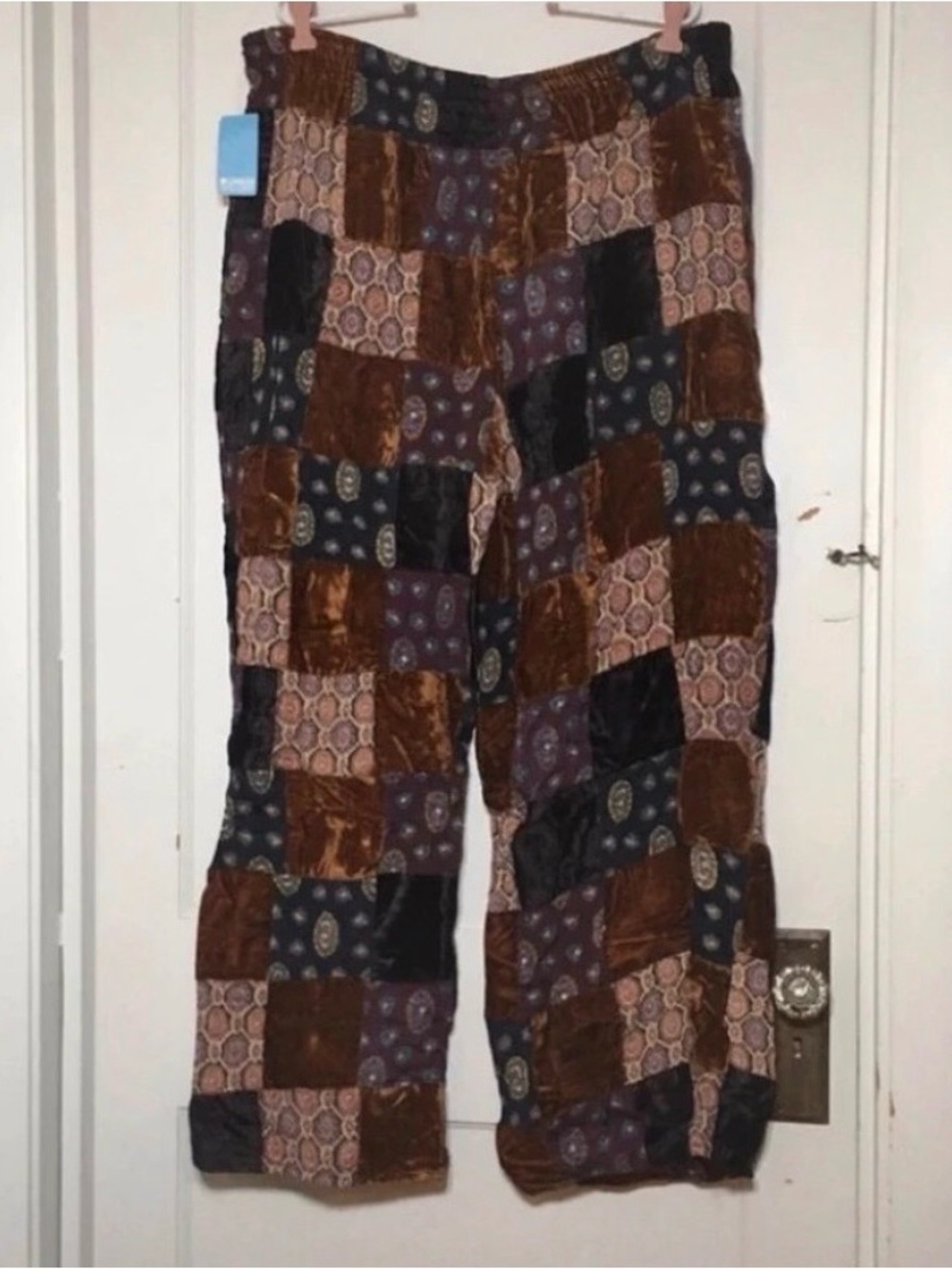 Free People Patchwork Casual Pants - Picture 1 of 3